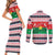 Christmas Burkina Faso Couples Matching Short Sleeve Bodycon Dress and Long Sleeve Button Shirt Reindeer Star Design - Wonder Print Shop