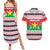 Christmas Burkina Faso Couples Matching Summer Maxi Dress and Hawaiian Shirt Reindeer Star Design - Wonder Print Shop