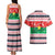 Christmas Burkina Faso Couples Matching Tank Maxi Dress and Hawaiian Shirt Reindeer Star Design - Wonder Print Shop
