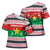 Christmas Burkina Faso Cross Shoulder Shirt Reindeer Star Design - Wonder Print Shop