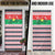 Christmas Burkina Faso Door Cover Reindeer Star Design - Wonder Print Shop