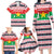 Christmas Burkina Faso Family Matching Long Sleeve Bodycon Dress and Hawaiian Shirt Reindeer Star Design - Wonder Print Shop