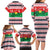 Christmas Burkina Faso Family Matching Long Sleeve Bodycon Dress and Hawaiian Shirt Reindeer Star Design - Wonder Print Shop