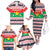 Christmas Burkina Faso Family Matching Off The Shoulder Long Sleeve Dress and Hawaiian Shirt Reindeer Star Design - Wonder Print Shop