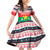 Christmas Burkina Faso Family Matching Off Shoulder Short Dress and Hawaiian Shirt Reindeer Star Design - Wonder Print Shop