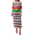 Christmas Burkina Faso Family Matching Puletasi and Hawaiian Shirt Reindeer Star Design - Wonder Print Shop
