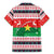 Christmas Burkina Faso Family Matching Short Sleeve Bodycon Dress and Hawaiian Shirt Reindeer Star Design - Wonder Print Shop