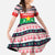 Christmas Burkina Faso Family Matching Summer Maxi Dress and Hawaiian Shirt Reindeer Star Design - Wonder Print Shop