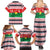 Christmas Burkina Faso Family Matching Summer Maxi Dress and Hawaiian Shirt Reindeer Star Design - Wonder Print Shop