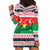 Christmas Burkina Faso Hoodie Dress Reindeer Star Design - Wonder Print Shop