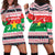 Christmas Burkina Faso Hoodie Dress Reindeer Star Design - Wonder Print Shop
