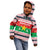 Christmas Burkina Faso Kid Hoodie Reindeer Star Design - Wonder Print Shop