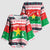 Christmas Burkina Faso Kimono Sleeve Blouse Reindeer Star Design - Wonder Print Shop