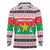 Christmas Burkina Faso Long Sleeve Polo Shirt Reindeer Star Design - Wonder Print Shop