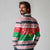 Christmas Burkina Faso Long Sleeve Polo Shirt Reindeer Star Design - Wonder Print Shop