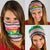 Christmas Burkina Faso Neck Gaiter Reindeer Star Design - Wonder Print Shop