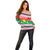 Christmas Burkina Faso Off Shoulder Sweater Reindeer Star Design - Wonder Print Shop
