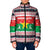 Christmas Burkina Faso Padded Jacket Reindeer Star Design - Wonder Print Shop