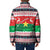 Christmas Burkina Faso Padded Jacket Reindeer Star Design - Wonder Print Shop