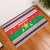 Christmas Burkina Faso Rubber Doormat Reindeer Star Design - Wonder Print Shop