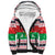 Christmas Burkina Faso Sherpa Hoodie Reindeer Star Design - Wonder Print Shop