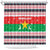Christmas Burkina Faso Shower Curtain Reindeer Star Design - Wonder Print Shop