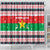 Christmas Burkina Faso Shower Curtain Reindeer Star Design - Wonder Print Shop
