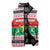 Christmas Burkina Faso Sleeveless Puffer Jacket Reindeer Star Design - Wonder Print Shop