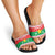 Christmas Burkina Faso Slide Sandals Reindeer Star Design - Wonder Print Shop