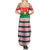 Christmas Burkina Faso Summer Maxi Dress Reindeer Star Design - Wonder Print Shop
