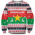 Christmas Burkina Faso Sweatshirt Reindeer Star Design - Wonder Print Shop