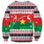 Christmas Burkina Faso Sweatshirt Reindeer Star Design - Wonder Print Shop