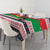 Christmas Burkina Faso Tablecloth Reindeer Star Design - Wonder Print Shop