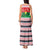 Christmas Burkina Faso Tank Maxi Dress Reindeer Star Design - Wonder Print Shop