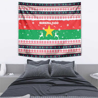 Christmas Burkina Faso Tapestry Reindeer Star Design - Wonder Print Shop