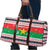 Christmas Burkina Faso Travel Bag Reindeer Star Design - Wonder Print Shop