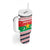Christmas Burkina Faso Tumbler With Handle Reindeer Star Design - Wonder Print Shop