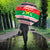 Christmas Burkina Faso Umbrella Reindeer Star Design - Wonder Print Shop