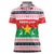 Christmas Burkina Faso Women Polo Shirt Reindeer Star Design - Wonder Print Shop