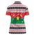 Christmas Burkina Faso Women Polo Shirt Reindeer Star Design - Wonder Print Shop