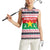 Christmas Burkina Faso Women Sleeveless Polo Shirt Reindeer Star Design - Wonder Print Shop