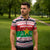 Christmas Burkina Faso Zipper Polo Shirt Reindeer Star Design - Wonder Print Shop