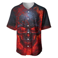 Horror Skull Baseball Jersey If Karma Doesn't Hit You Trust me I Will - Wonder Print Shop