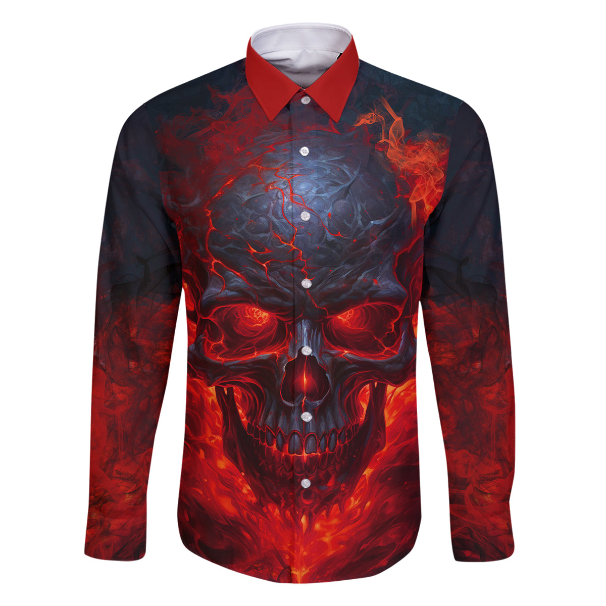 Horror Skull Family Matching Off Shoulder Short Dress and Hawaiian Shirt If Karma Doesn't Hit You Trust me I Will - Wonder Print Shop