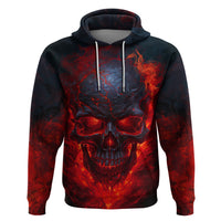 Horror Skull Hoodie If Karma Doesn't Hit You Trust me I Will - Wonder Print Shop
