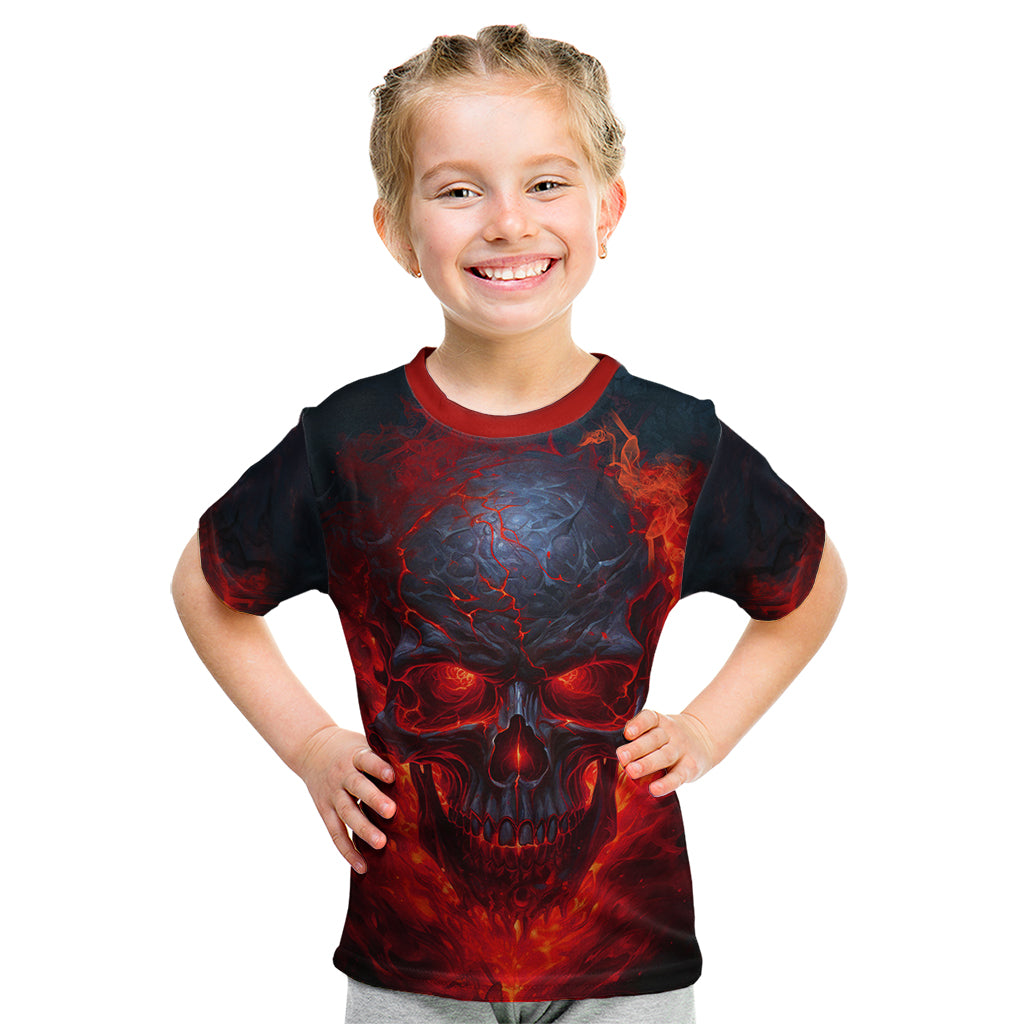 Horror Skull Kid T Shirt If Karma Doesn't Hit You Trust me I Will - Wonder Print Shop
