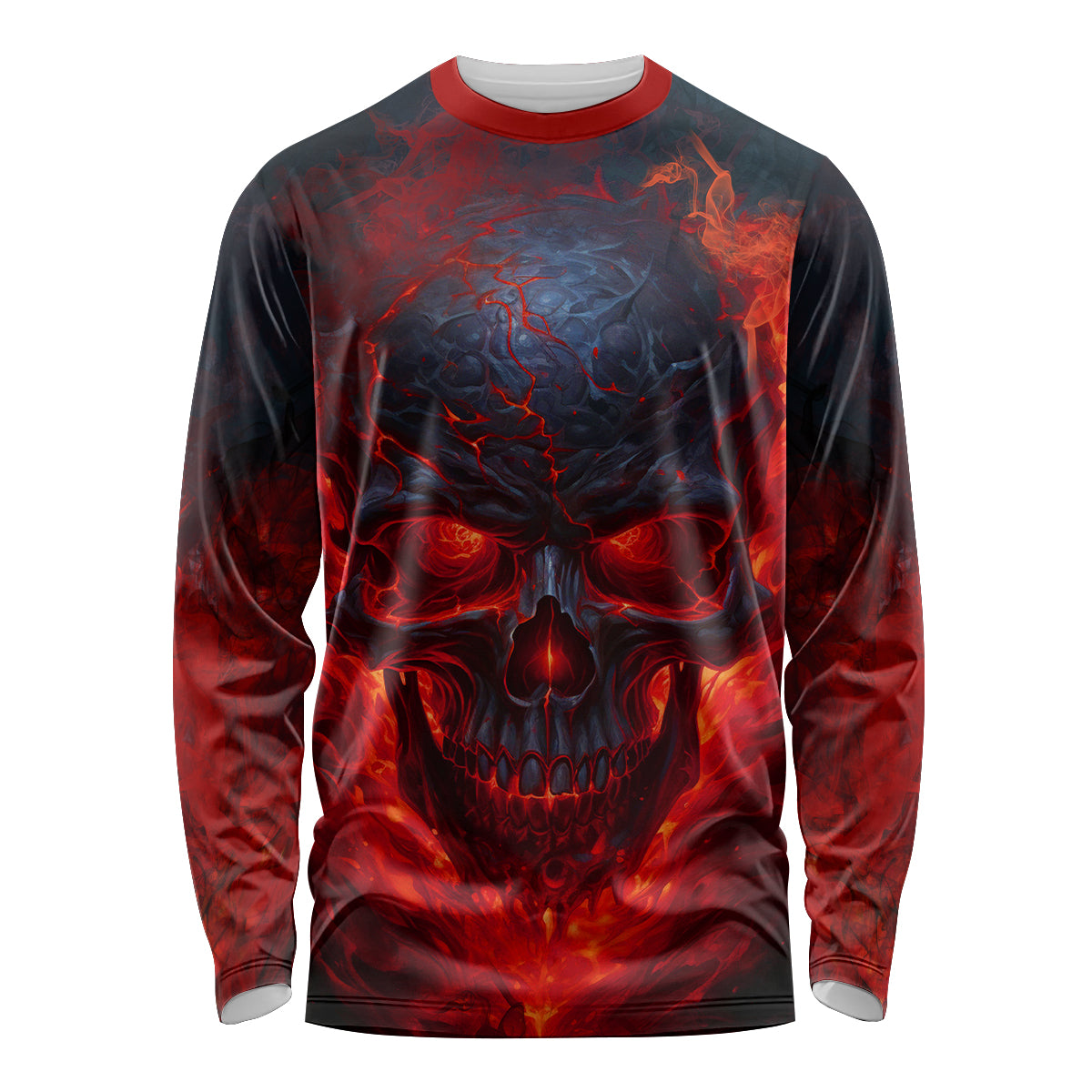 Horror Skull Long Sleeve Shirt If Karma Doesn't Hit You Trust me I Will - Wonder Print Shop