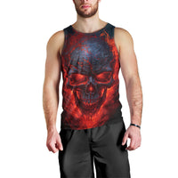 Horror Skull Men Tank Top If Karma Doesn't Hit You Trust me I Will - Wonder Print Shop