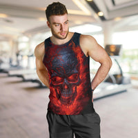 Horror Skull Men Tank Top If Karma Doesn't Hit You Trust me I Will - Wonder Print Shop