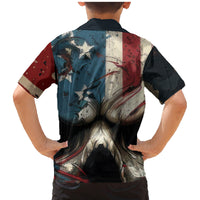 American Flag Skull Family Matching Mermaid Dress and Hawaiian Shirt I'm Not Anti - Social I'm Just Not User Friendly - Wonder Print Shop